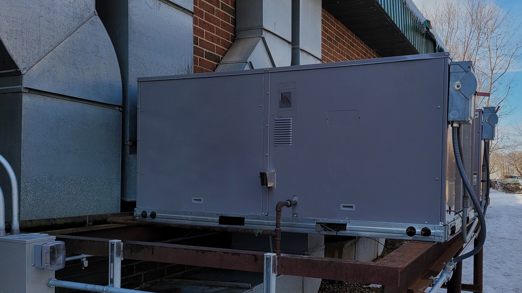 A completed Commercial Refrigeration and HVAC system utilizing only trusted brands